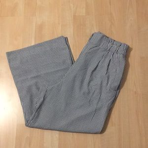 NWOT Cute H&M Wide Legs Strips Pants
